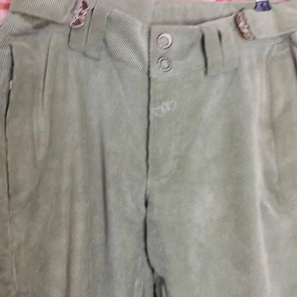 Cold As Ice Moss Green Brushed Corduroy Ski and  Snowboard Pants - Picture 7 of 10